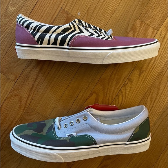 Vans Era Mismatch Zebra/Camo Sneakers - Picture 2 of 3